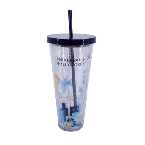 Universal Studios Hollywood Starbucks Venti 24 oz Cold Cup Tumbler Used
